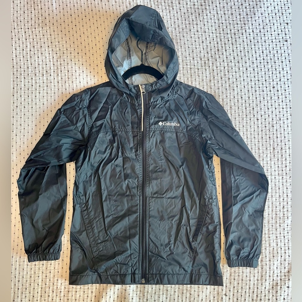 Kids Columbia Rain Jacket, Size M